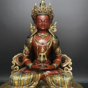 微信图片_20251216203137_PicCopilot_2d1e6 18'' Tibet Amitayus Long Life Buddha Bronze Statue
